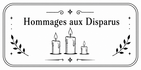 3 bougies annonçant les hommages aux disparus